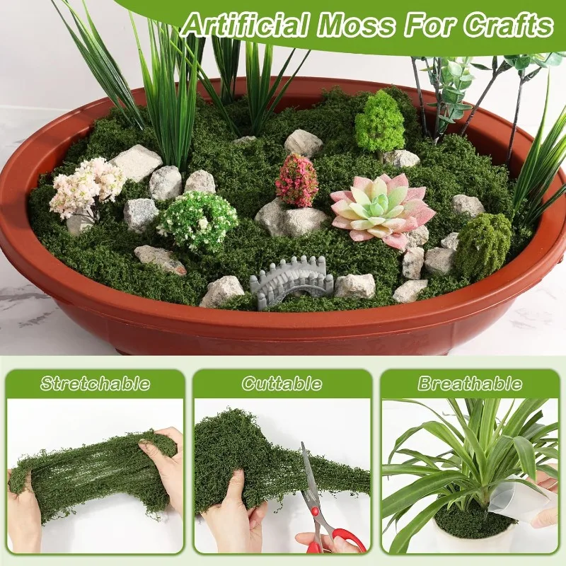 Musgo Artificial de Vida Etern - Sphagnum Moss Dry avaliação e preço