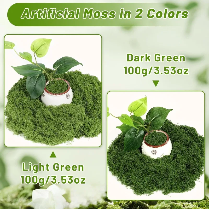 Musgo Artificial de Vida Etern - Sphagnum Moss Dry avaliação e preço